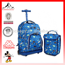 Kids rolling backpack with lunch bag-HSC0001